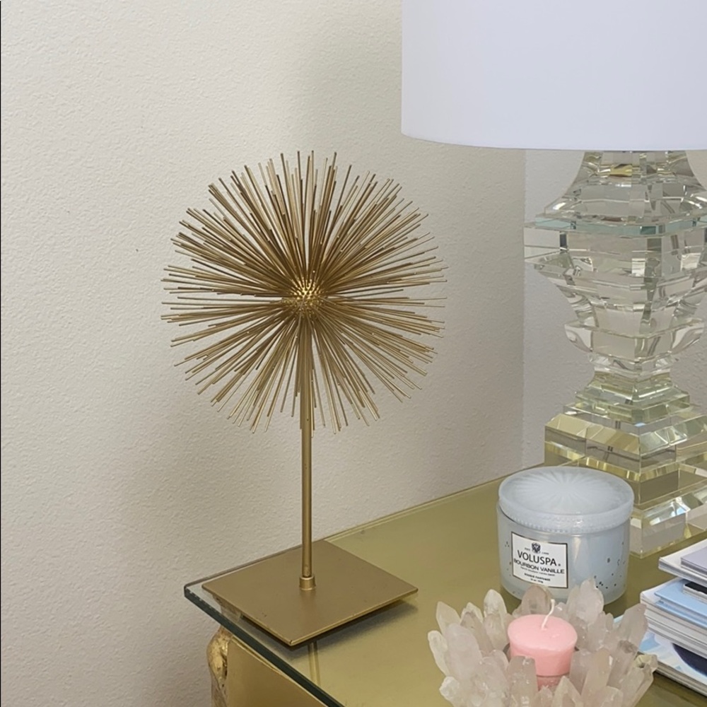 Z Gallerie Gold Burst Decor